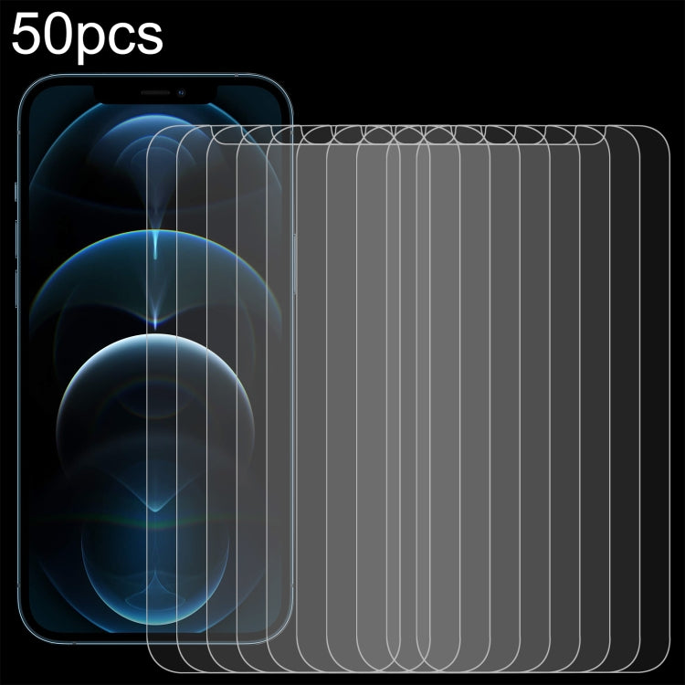 Per iPhone 12 Pro Max 50 pezzi 0,26 mm 9H 2,5D Pellicola in vetro temperato (scanalato), For iPhone 12 Pro Max Per iPhone 12 Pro Max 50 pezzi 0,26 mm 9H 2,5D Pellicola in vetro temperato (scanalato), For iPhone 12 Pro Max